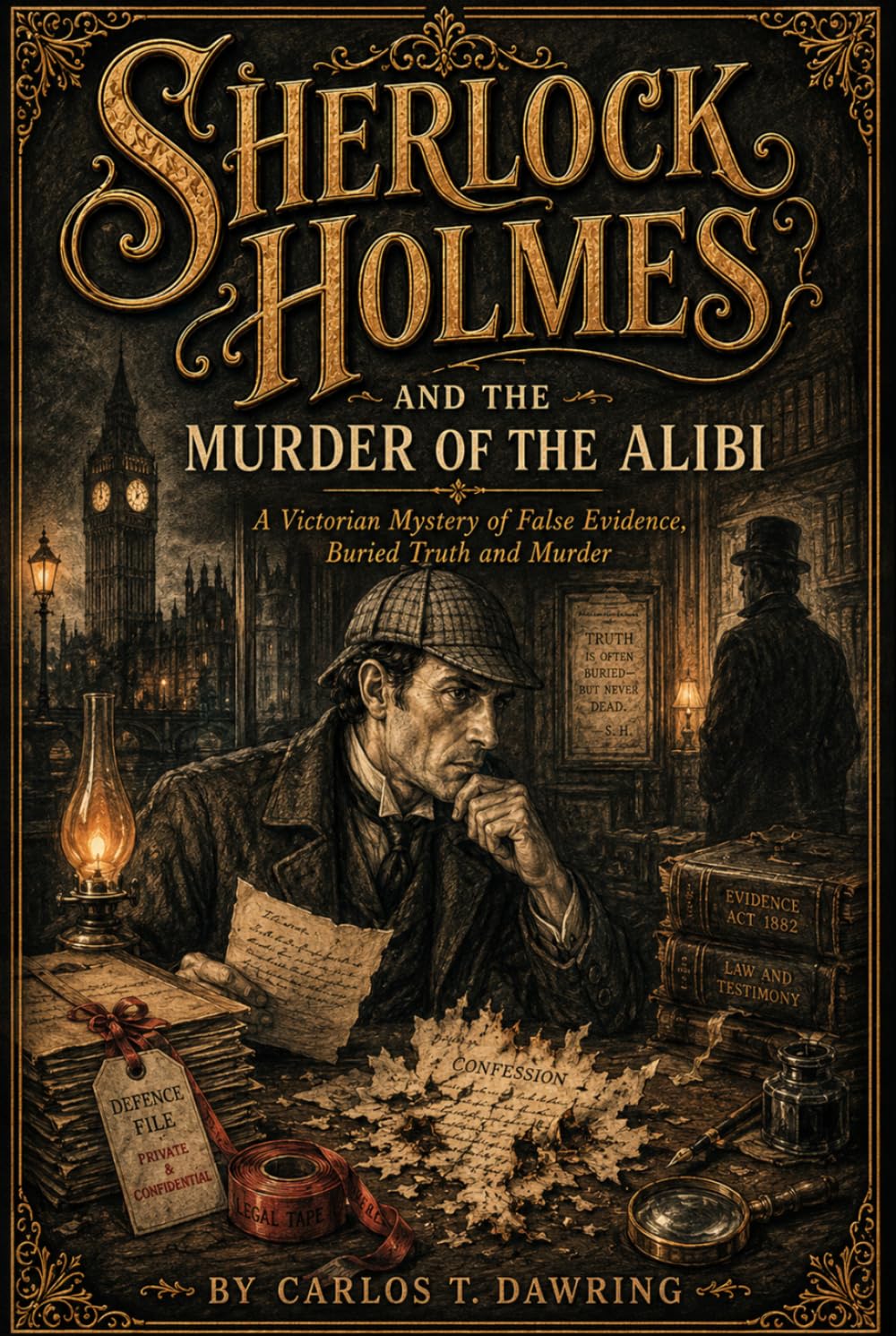 Sherlock Holmes and the Murder of the Alibi: A Victorian Mystery of False Evidence, Buried Truth and Murder (The Carlos T Dawring Victorian Murder Mysteries)