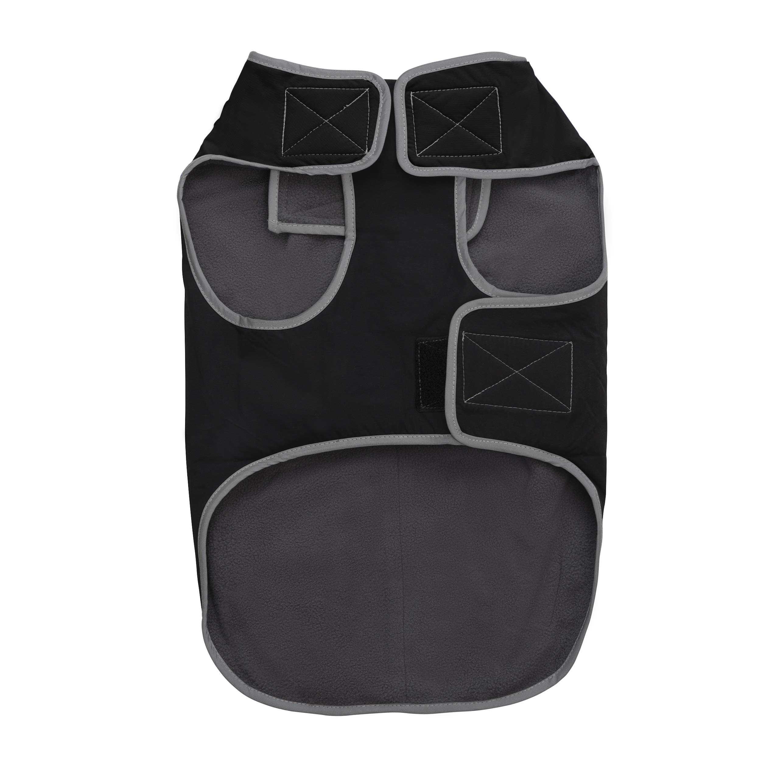 Ajuste de precisión Sport Parka – mejor cálido invierno abrigo para perros (forro polar, nailon impermeable, ajustable, ribetes todas las razas, tamaño XXS a XXL. Pequeño, taza, pequeño, extra grande XL, Gran Perro, mi canina Kids