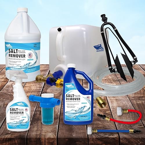 Miniatura 7 de Seaworks Kit adaptador de manguera de descarga para Yamaha Waverunner Jet Ski PWC, rojo