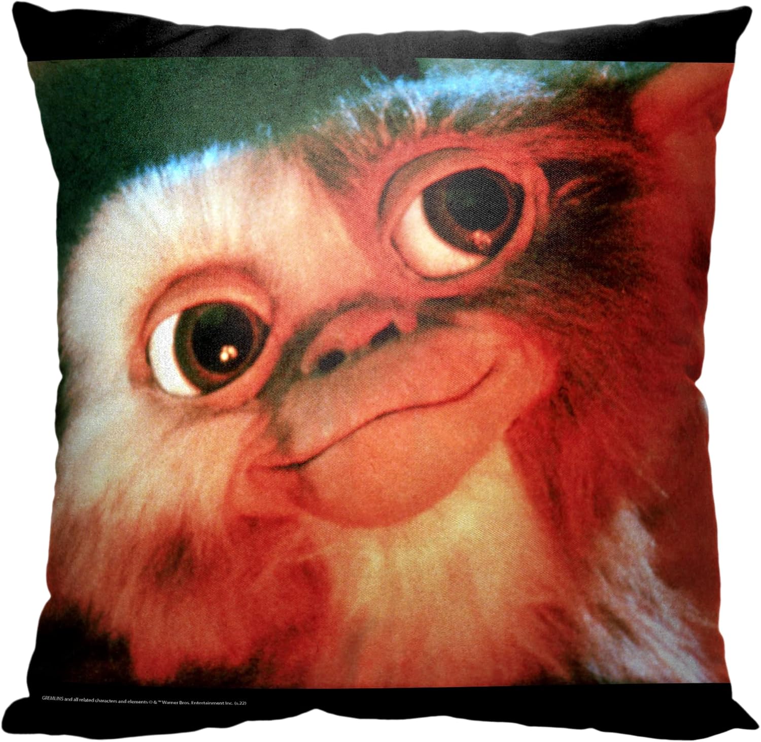 Northwest Gremlins Pillow, 18" x 18", Mischievious Grin