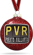 Christmas Decoration PVR Airport Code for Puerto Vallarta Ornament