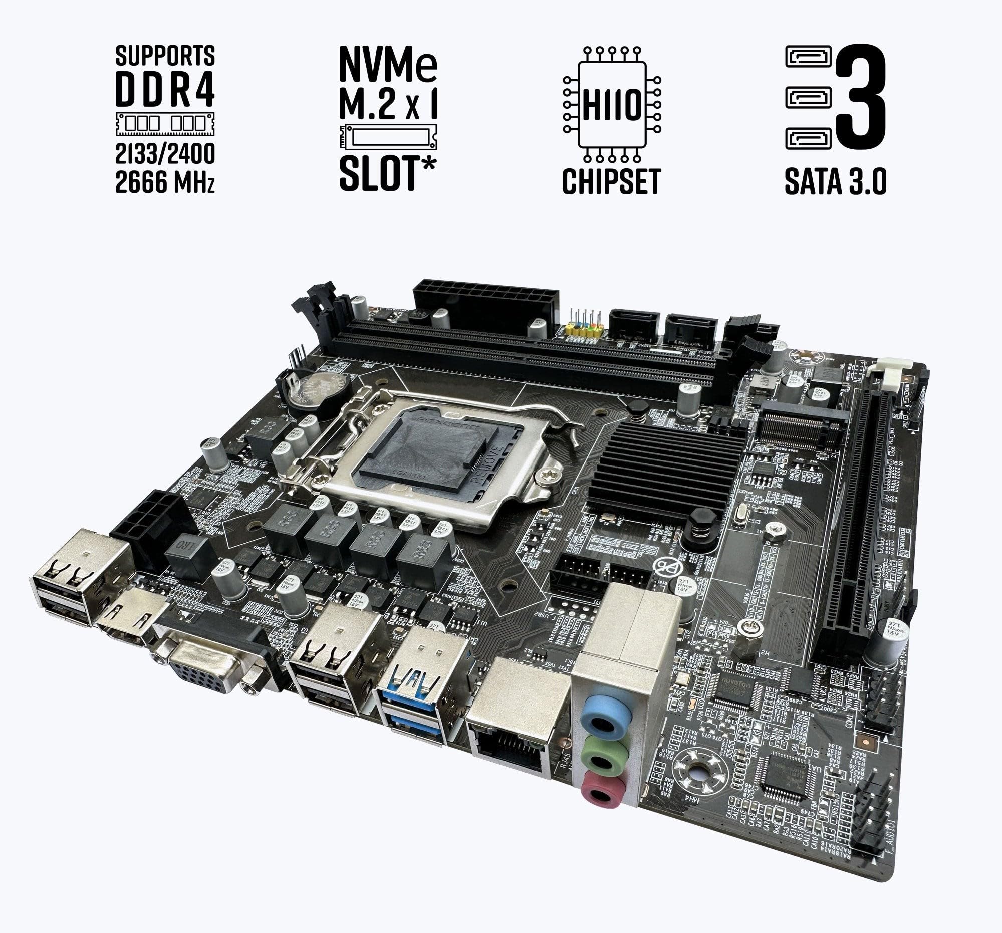 Amazon.in: Buy H110 Motherboard Combo Kit with Core i7 6th Gen