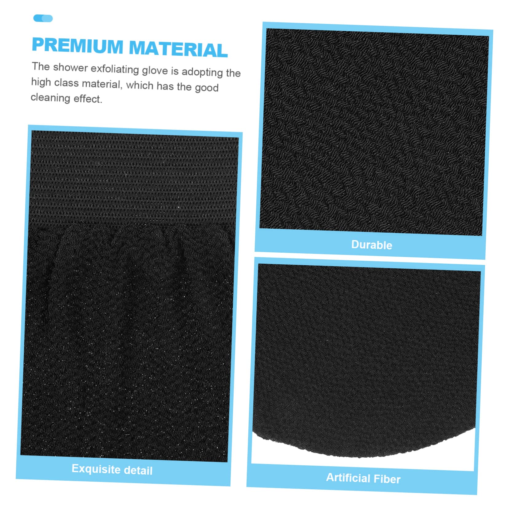 Healvian 8 Piezas Guantes Exfoliantes Guante De Ducha De Yute Cuerpo Guante De Ducha De Baño Guante De Exfoliación Corporal Toalla De Limpieza Mitones Chica Seda Artificial Toallita De Baño