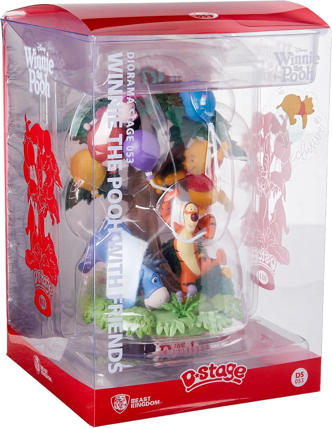Disney's Winnie the Pooh with Friends DS-053 D-Stage Statue, Multicolor