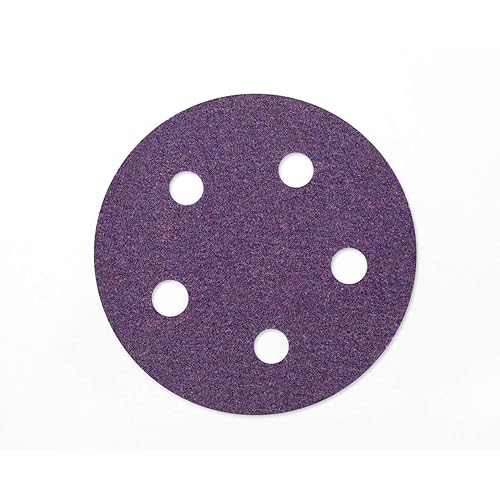 3M Cubitron II Hookit Disco de película 775L, 120+, 5 in x NH, D/F 5HL, Die 500FH