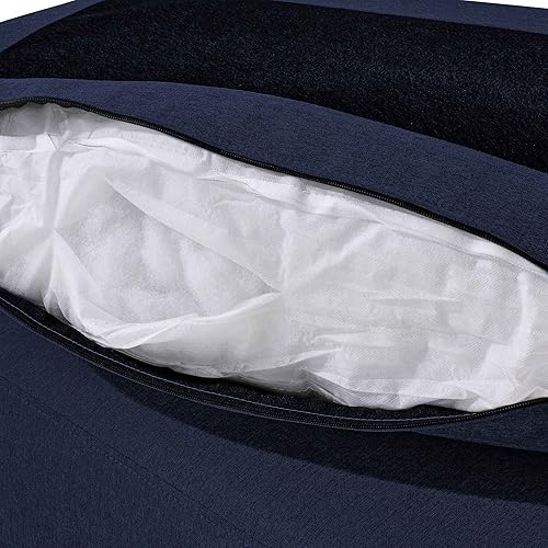 Miniatura 8 de ATY Sofá esquinero sofá moderno tapizado de mediados de siglo con brazo izquierdo para dormitorio oficina sala de estar pequeña y apartamento 6525