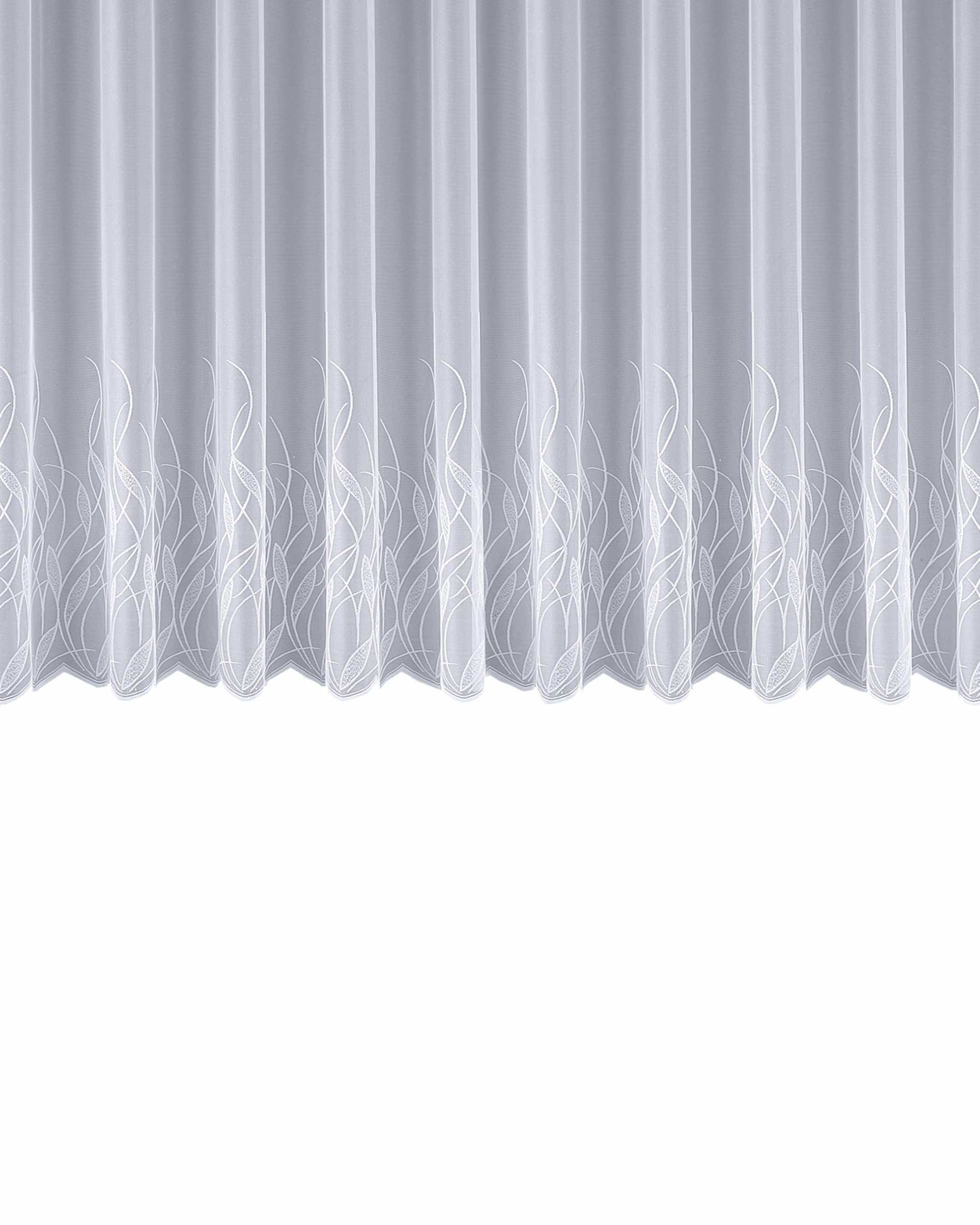 Rideaux jacquard blanc 300x160 cm à bande de fronçage Sehlbach