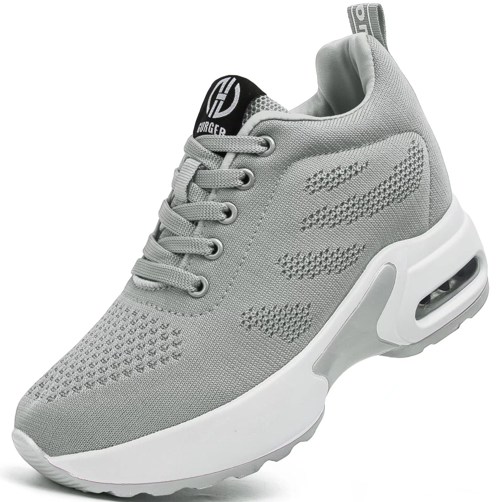Sneakers Zeppa Donna Scarpe con Zeppa 7CM Casual Scarpe da Ginnastica Fitness Sportive
