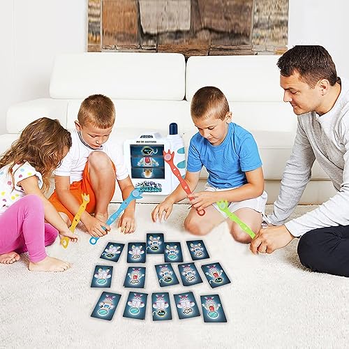Miniatura 3 de MOBILE Juego de cartas familiares para niños y adultos - Divertido juego de competencia y agilidad - a juego de formas - para fiestas, camping y