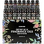 Lagunamoon Fragrance Oil Collection - Premium 16 Piece Gift Set for Diffusers, DIY Candle Making Supplies, Soap Scents, Slime - Aromatherapy Essential Oil Set for Home, Office, Car & Yoga Room