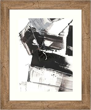 Amanti Art Framed Wall Art Print 24x20 Topple II by Ethan Harper, Abstract Wall Art, Modern Contemporary Decor, Small Poster Painting Artwork for Living Room, Bedroom, Bathroom, Kitchen, Office or