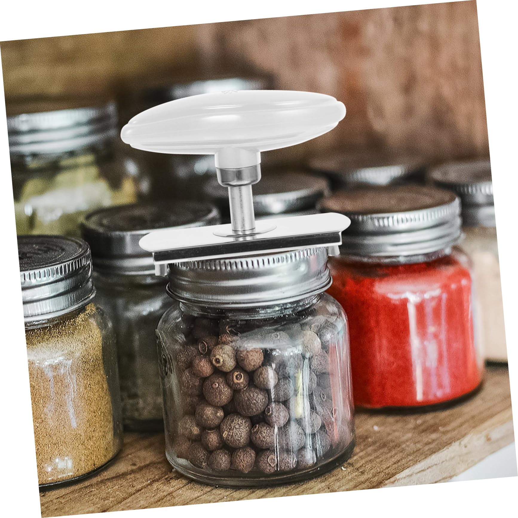Alipis 5 Pz apriscatole in acciaio inossidabile bottiglia pinza apri barattoli da tavolo vaso apriscatole per lattine can opener multifunzione apricoperchio portatile plastica