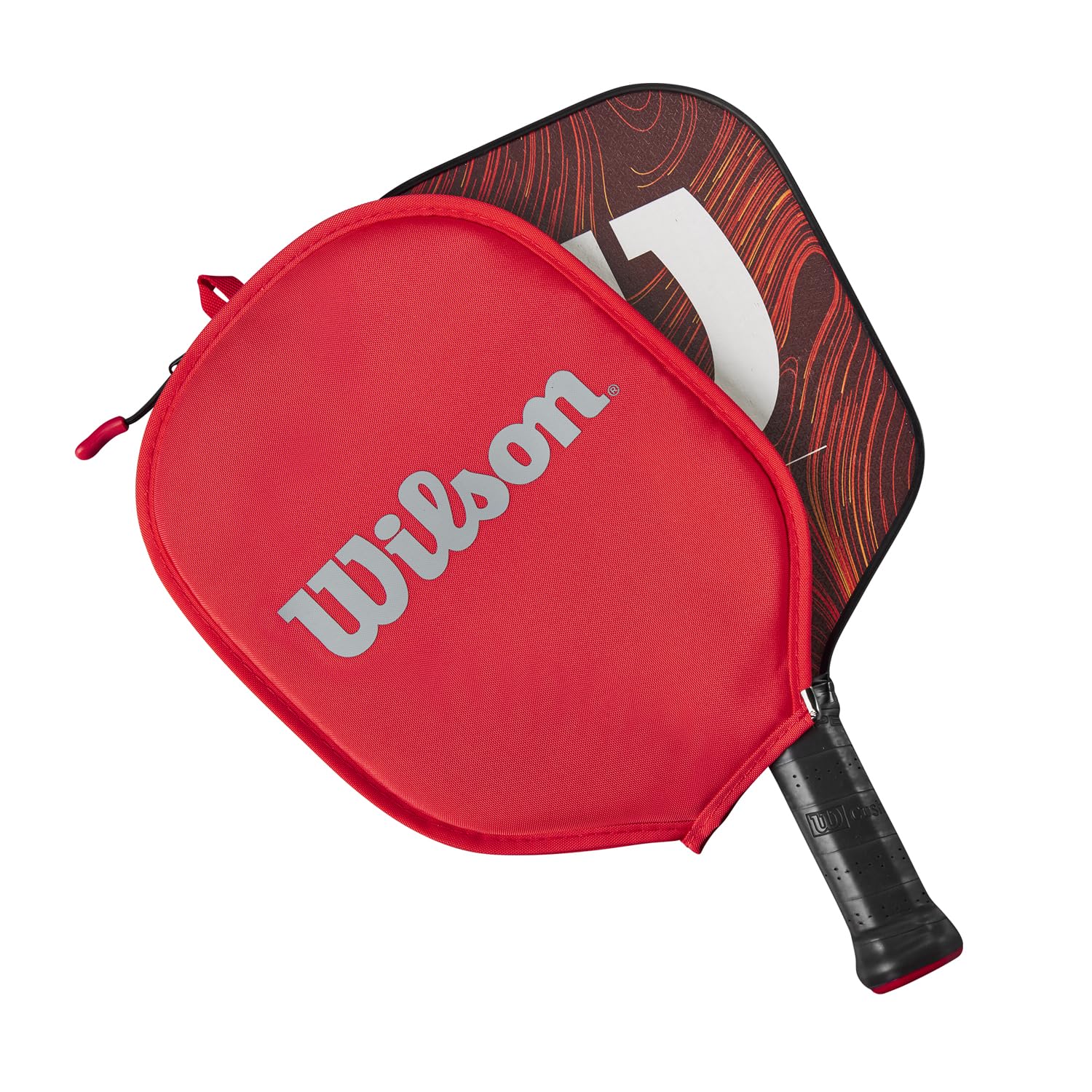 Wilson Housse de Raquette Padel/Pickleball, Rouge/Gris