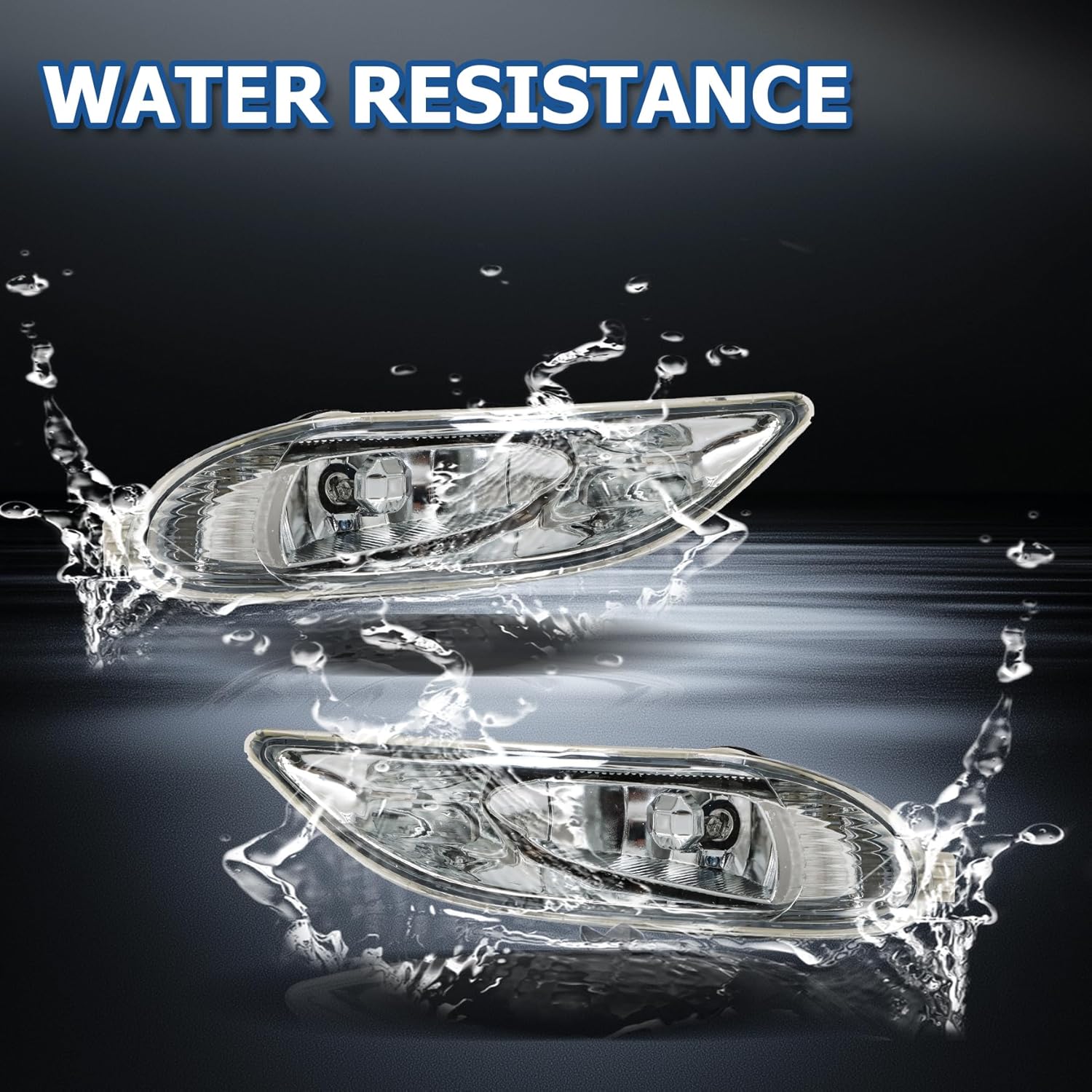 WFLNHB Fog Lights Assembly Replacement for Corolla 2005-2008 Camry 2002-2004 Solara 2002-2003 with Harness Switch Kit Driving Lamps Fog Lights