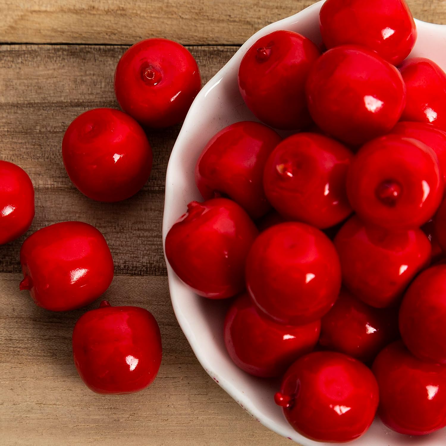 Kesheng 30Pcs Mini 1" Artificial Red Apple Bubble Simulation Fake Fruit for Floral Arrangements Fruit Decorations