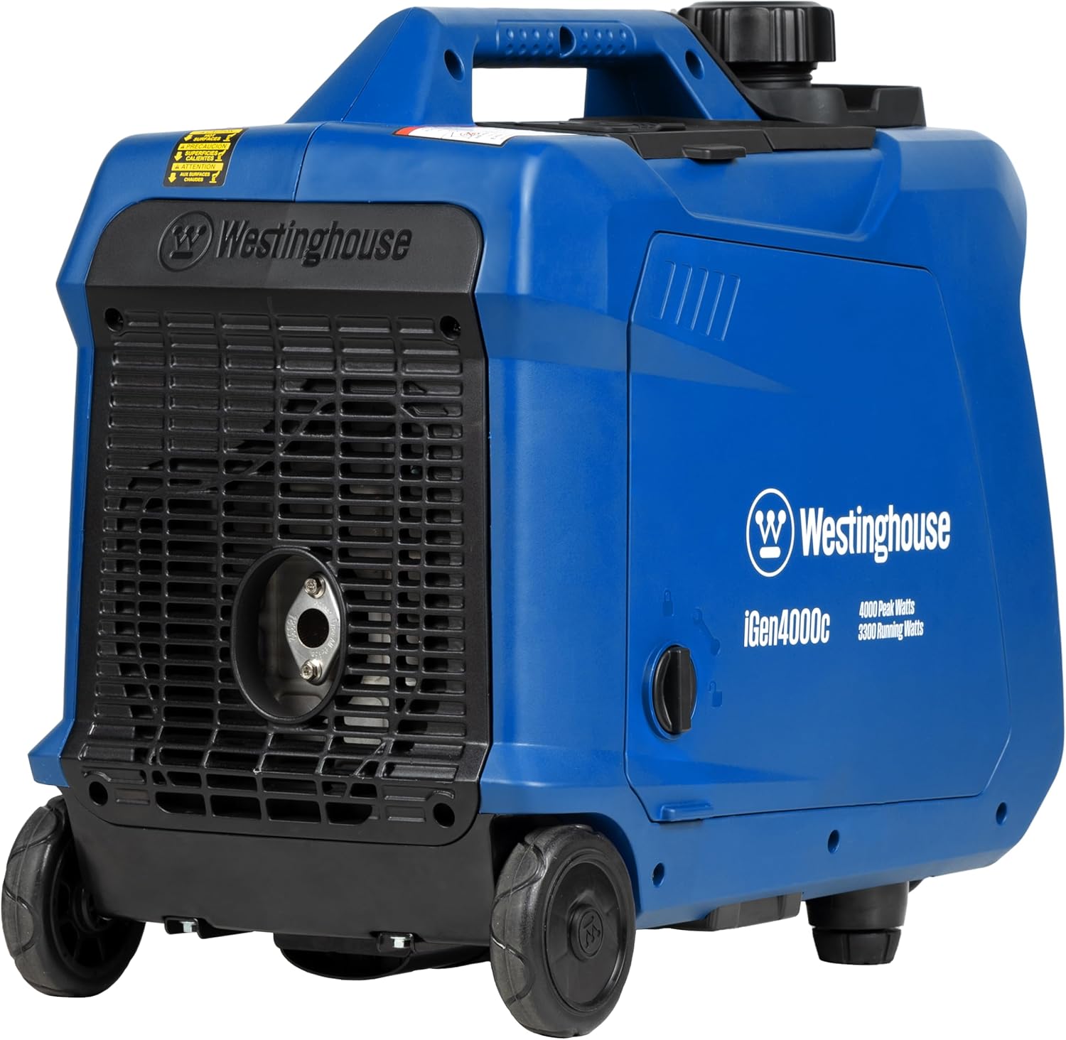 Westinghouse 4000 Peak Watt Super Quiet Portable Inverter Generator, Remote Electric Start with Auto Choke, RV Ready 30A Outlet, Gas Powered, CO Sensor, Parallel Capable