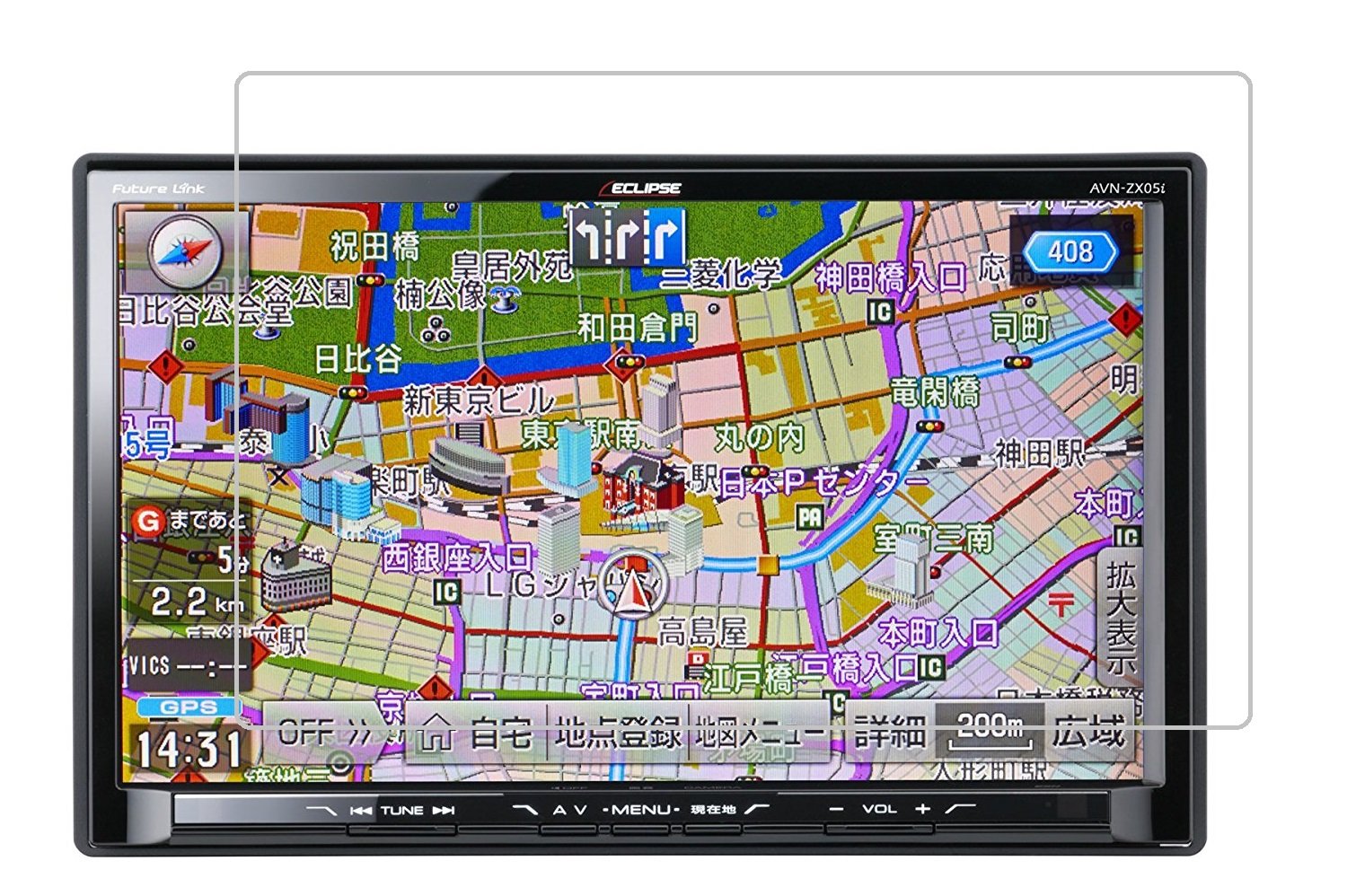 Amazon.co.jp: イクリプス(ECLIPSE) 9型 カーナビ AVN-ZX05i/AVN 