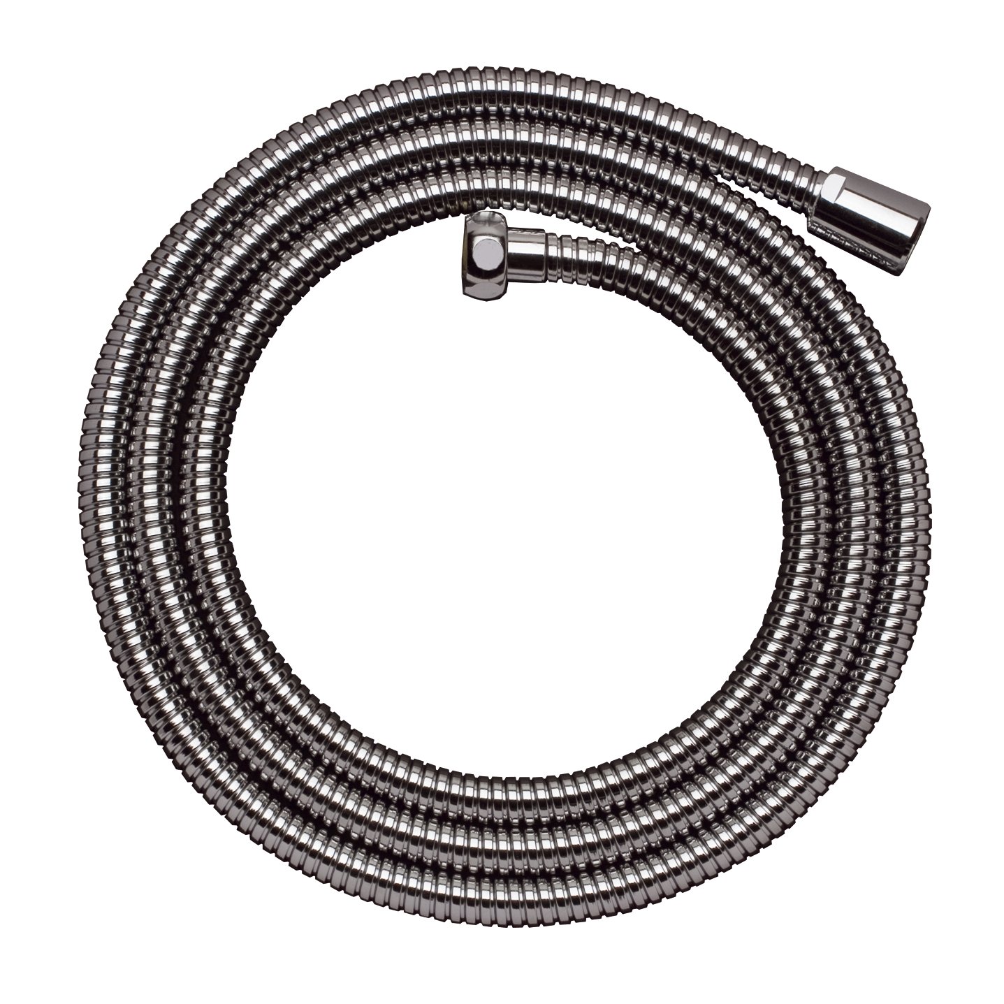 Hansgrohe Flexible de Baignoire Secuflex Métallique 2,00m Spécial Mitigeur à 4 Trous 94148000