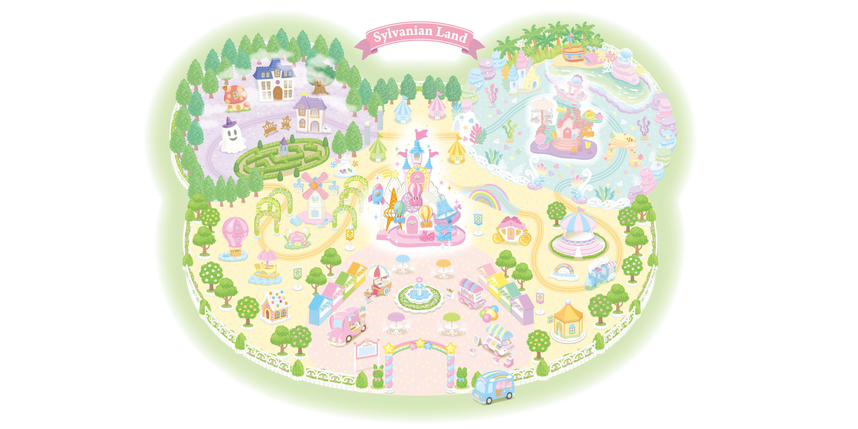 Amazon.co.jp: シルバニアファミリー ゆうえんち 遊具 【 星のくるくる