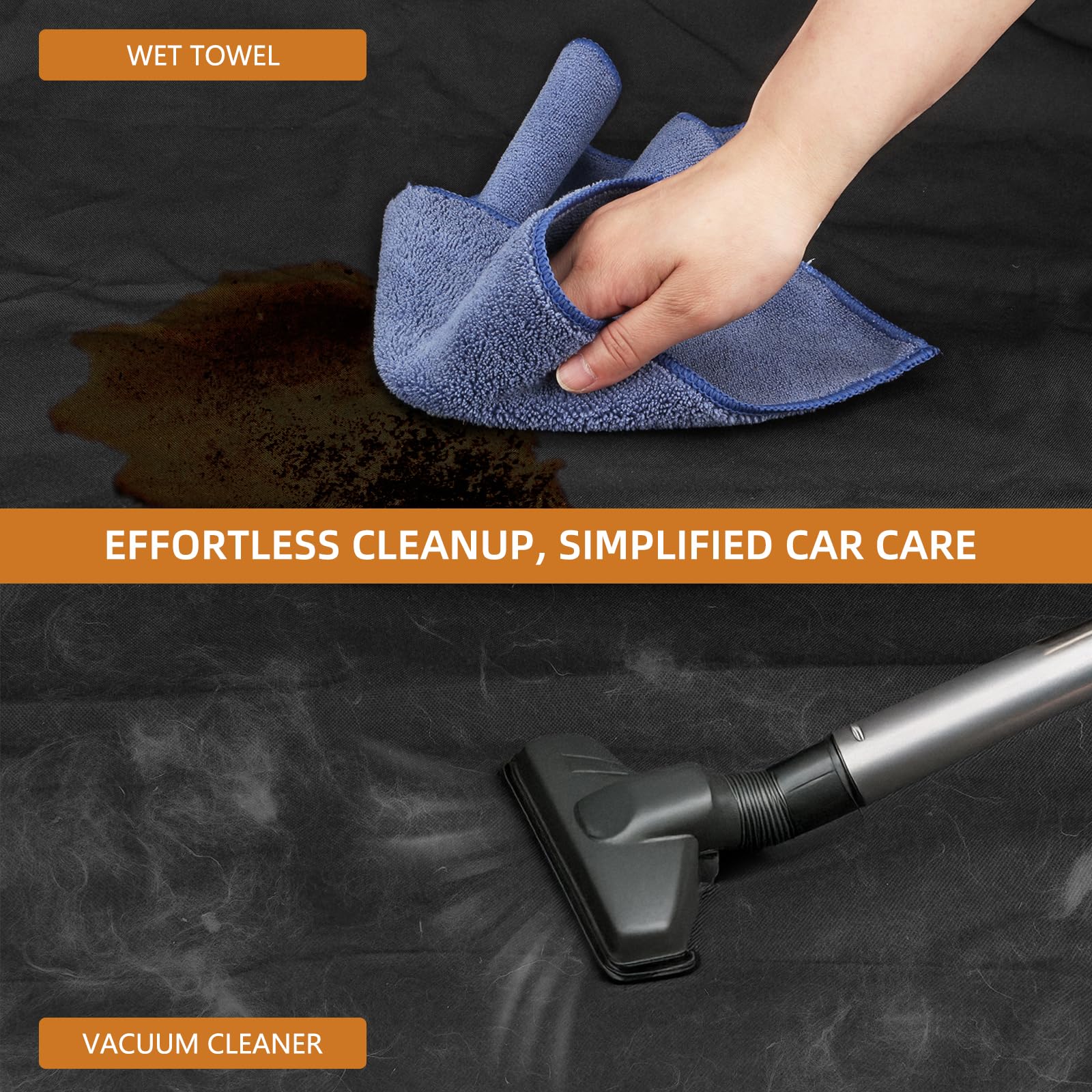 Protection de coffre universelle pour chien - 185 x 105 cm - Imperméable et résistant aux rayures - Pour voiture, SUV