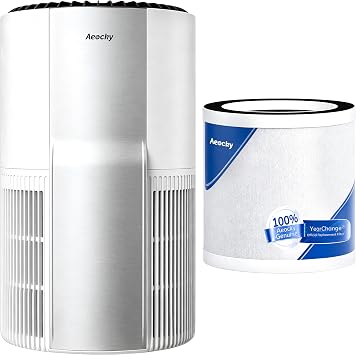 Air Purifier with Extra FilterOne Pre-Instelled Filter and One Extra Filters