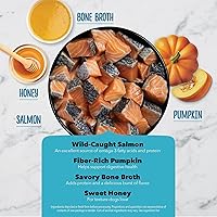 Vista 4 de ACANA Chewy Strips - Receta de salmón con ingredientes limitados para perros, con piel, abrigo y soporte digestivo, bolsa de 4 onzas