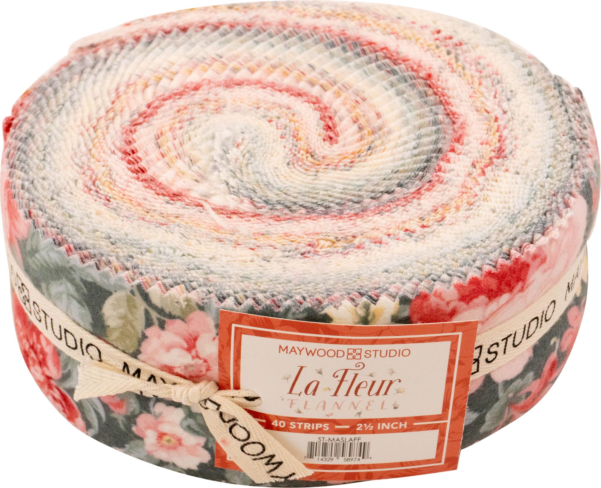 La Fleur Flannel Strips 40 2.5-inch Strips Jelly Roll Maywood Studio