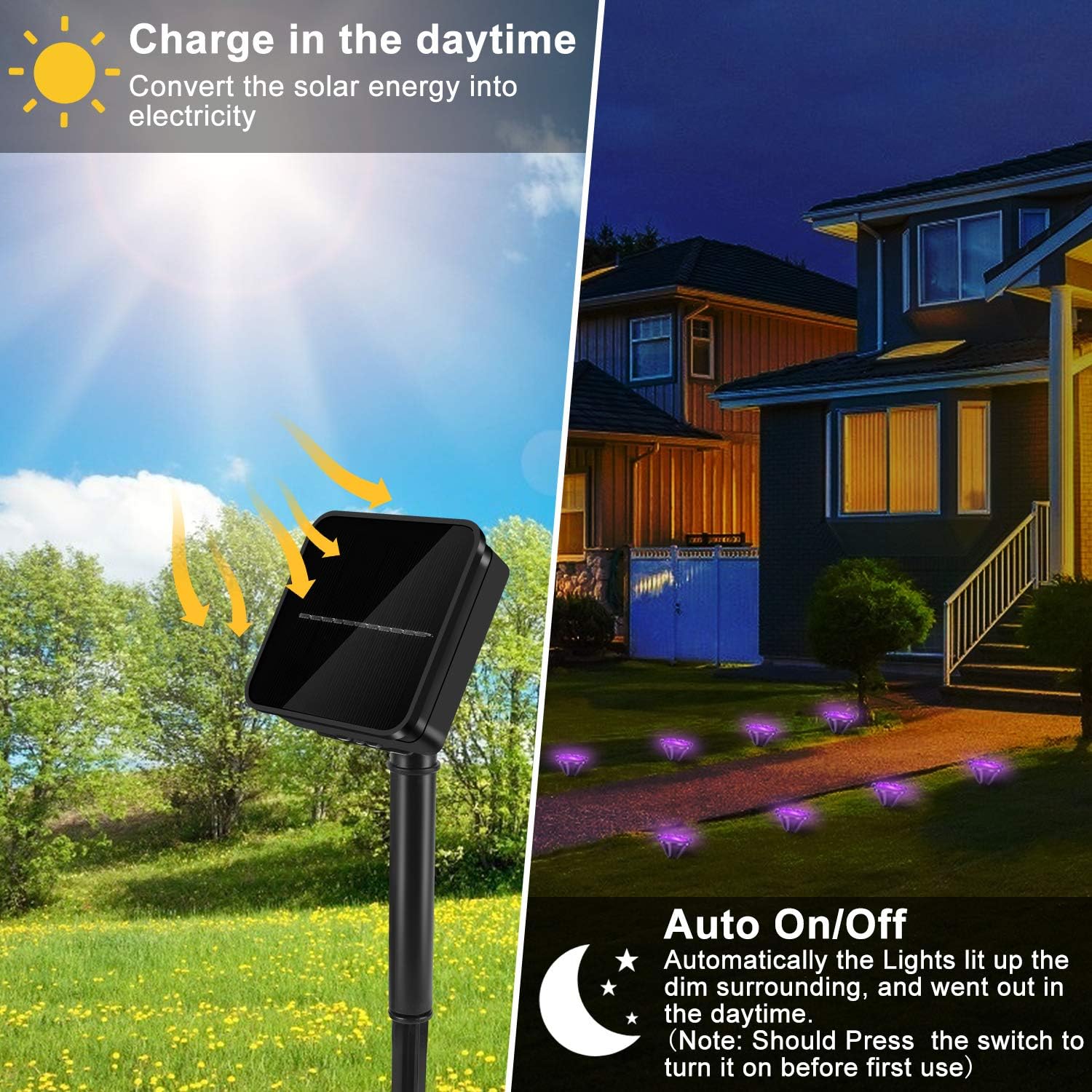 16.8ft Solar Paw Print Lights, Cat Dog Animal Solar String Lights (Set of 8) Outdoor Decoration, Warm Up Your Pet and Make The Garden More Vibrant and Lovely, a Gift for Pet Lovers