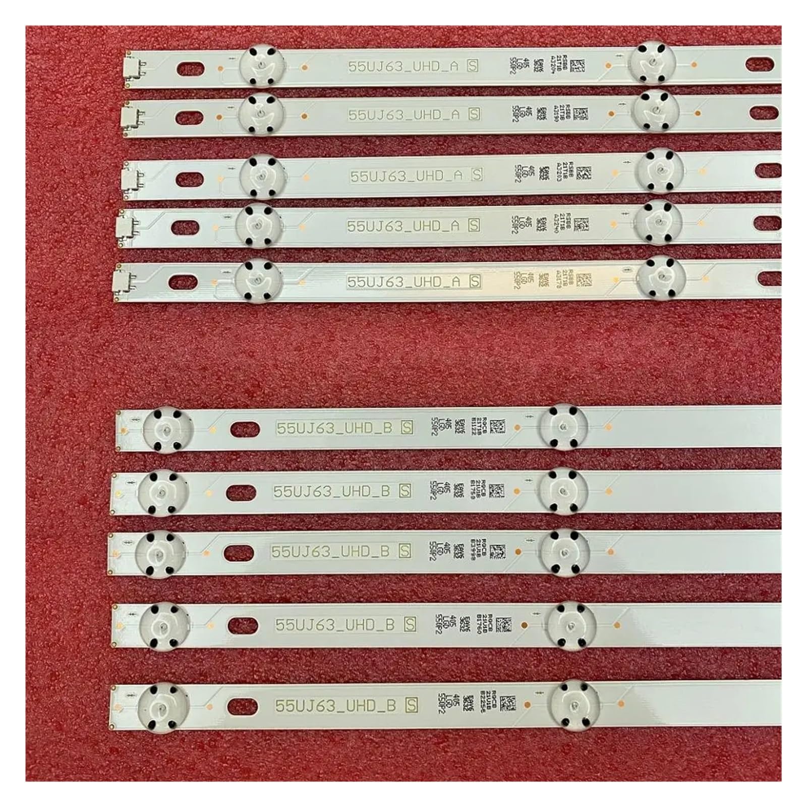 Led-hintergrundbeleuchtung Streifen for TV 55UK6100PLB 55UJ6300 55UJ6307 55UJ635V 55UJ634V 55UJ630V 55LJ5500 55UJ635 55UJ63_UHD 55LJ55_FHD AB