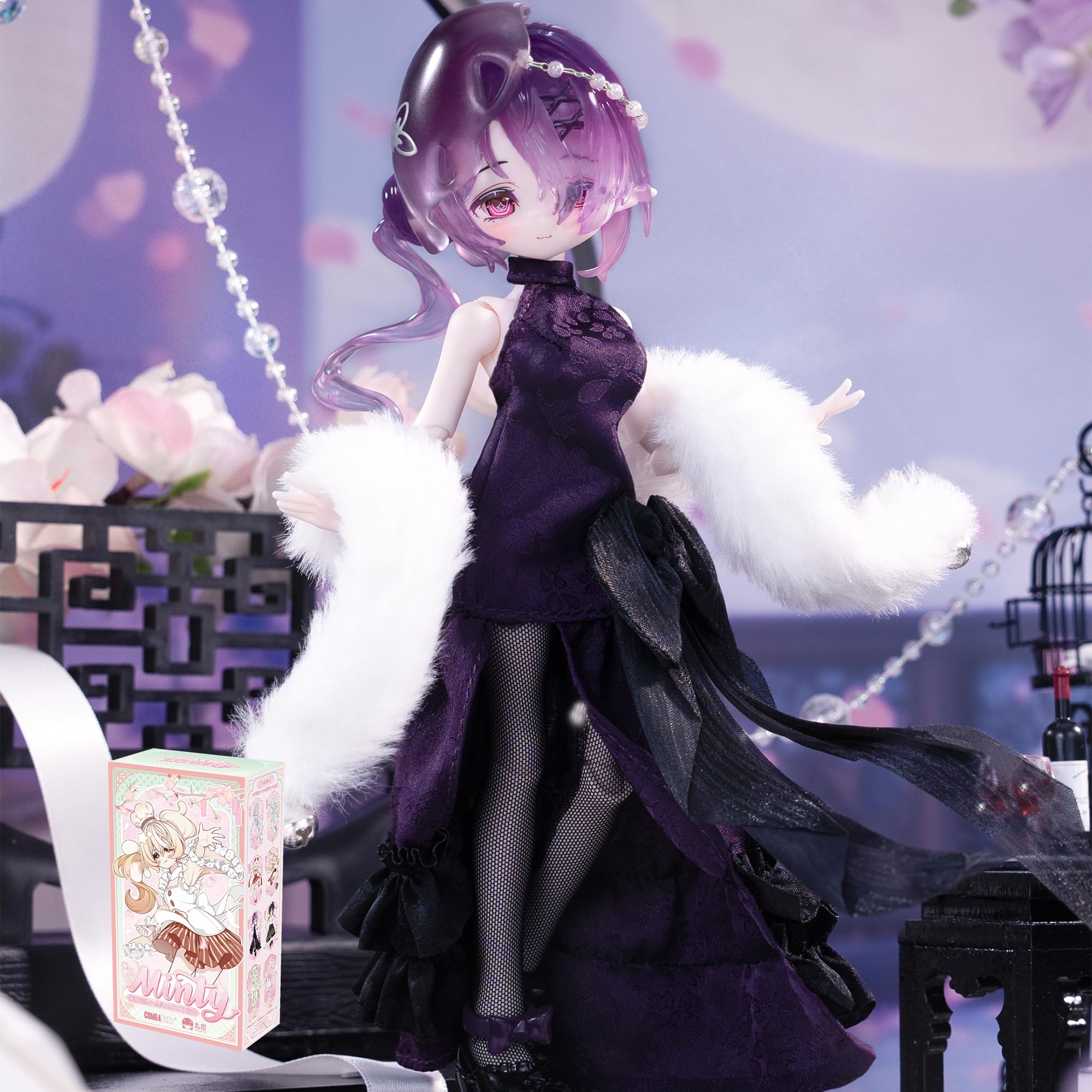 TOYVERSE COME4FREE BJD Minty Little Lucky Spirits Series, ZhiLing, Standard Edition, 1 pezzo/20 cm, bambola BJD, bambola snodabile con abiti per bambola, regalo di compleanno, 15+