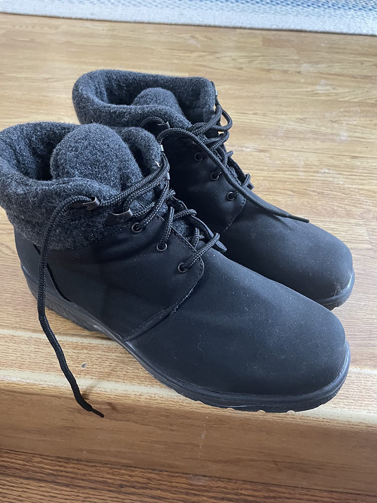 trans flag uggs