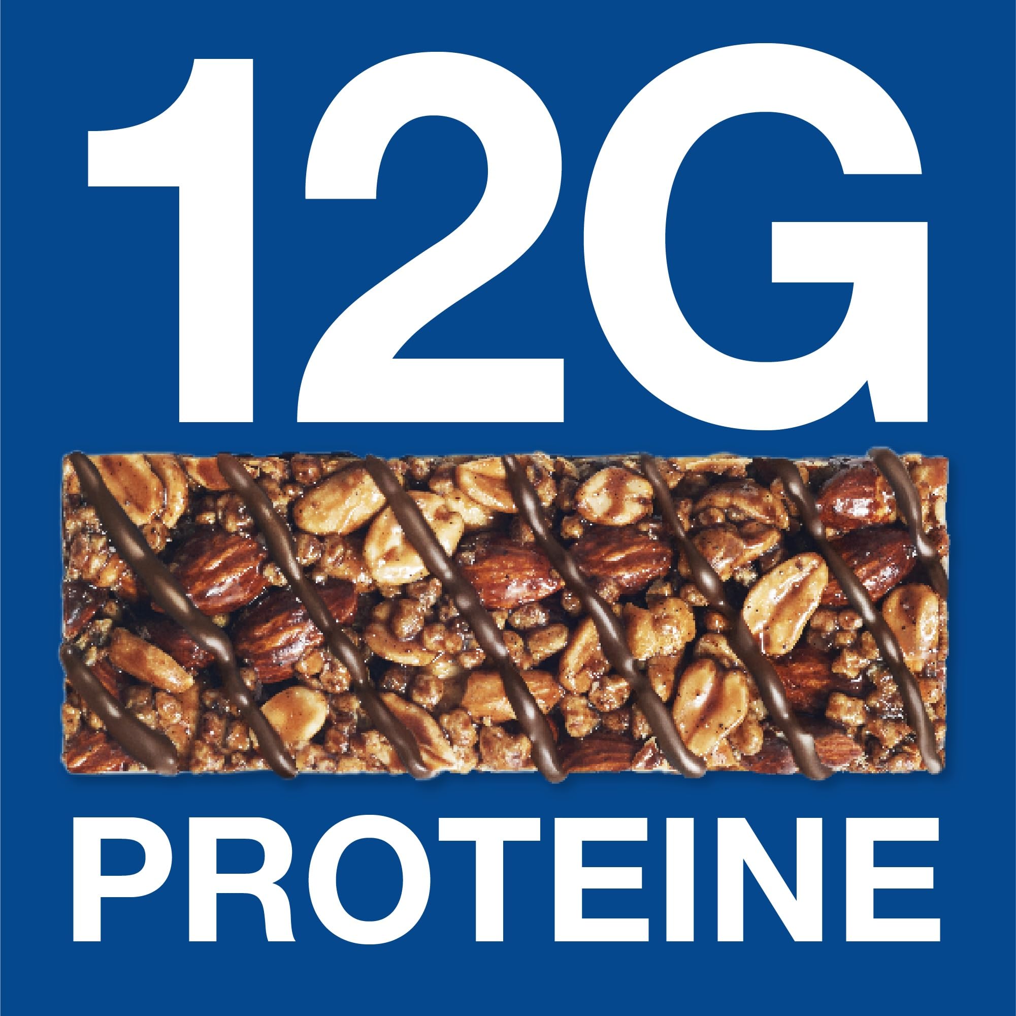 BE-KIND Protein Barretta Proteica al Doppio Cioccolato Fondente, Snack Proteico senza Glutine, 12 gr di Proteine, 12 Unità, Confezione da 1