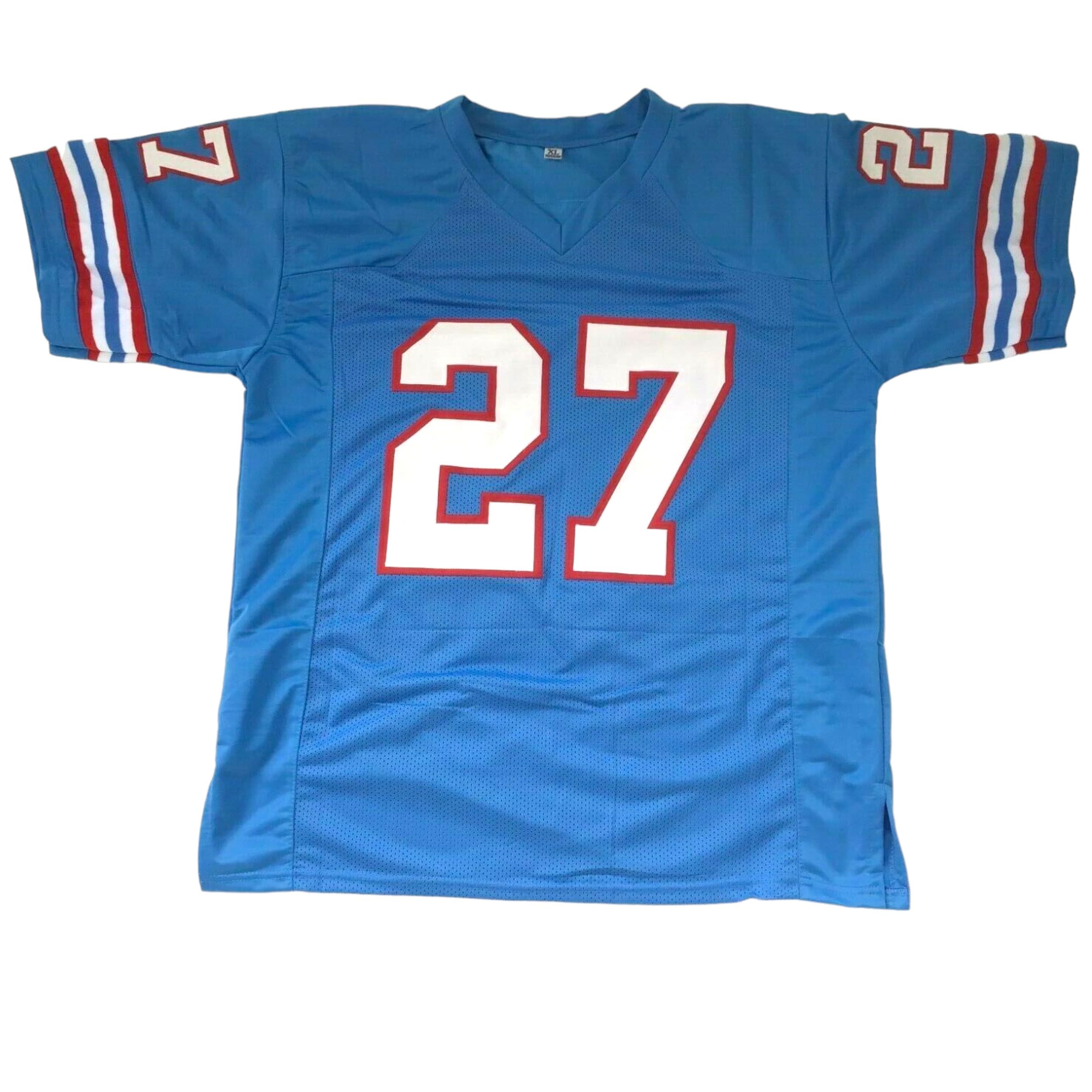 Eddie George Old Time Blue Jersey Stitched Custom Football New No Brand/Logos (US, Alpha, XX-Large, Regular, Regular, Blue)