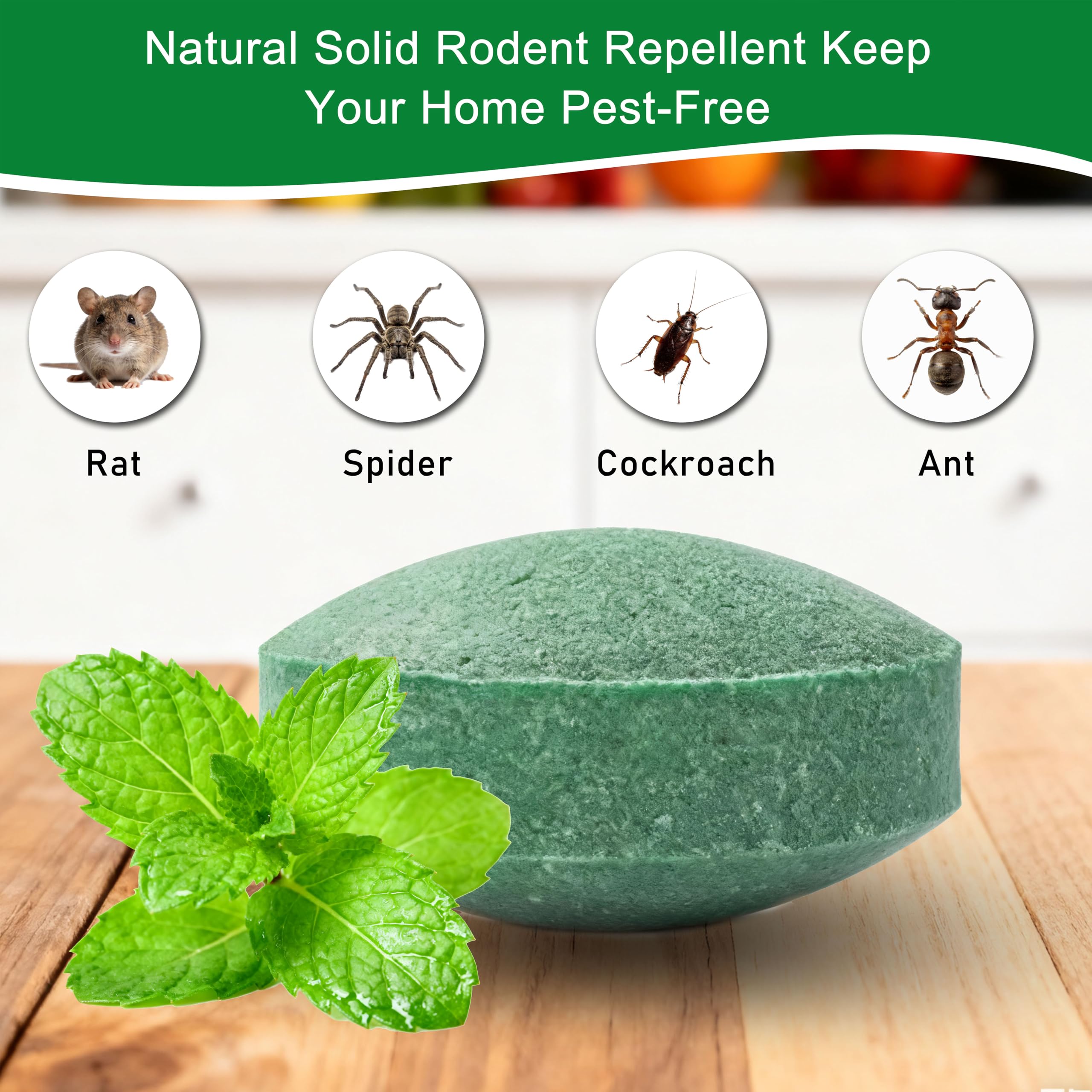 Mouse Rodent Repellent, 24 Pack Natural Rodent Repellent Balls Peppermint Oil for Mice, Mouse, Rats, Squirrel, Indoor/Outdoor Pest Control for Home, Kitchen, Garage, Garden, Caravan view 4