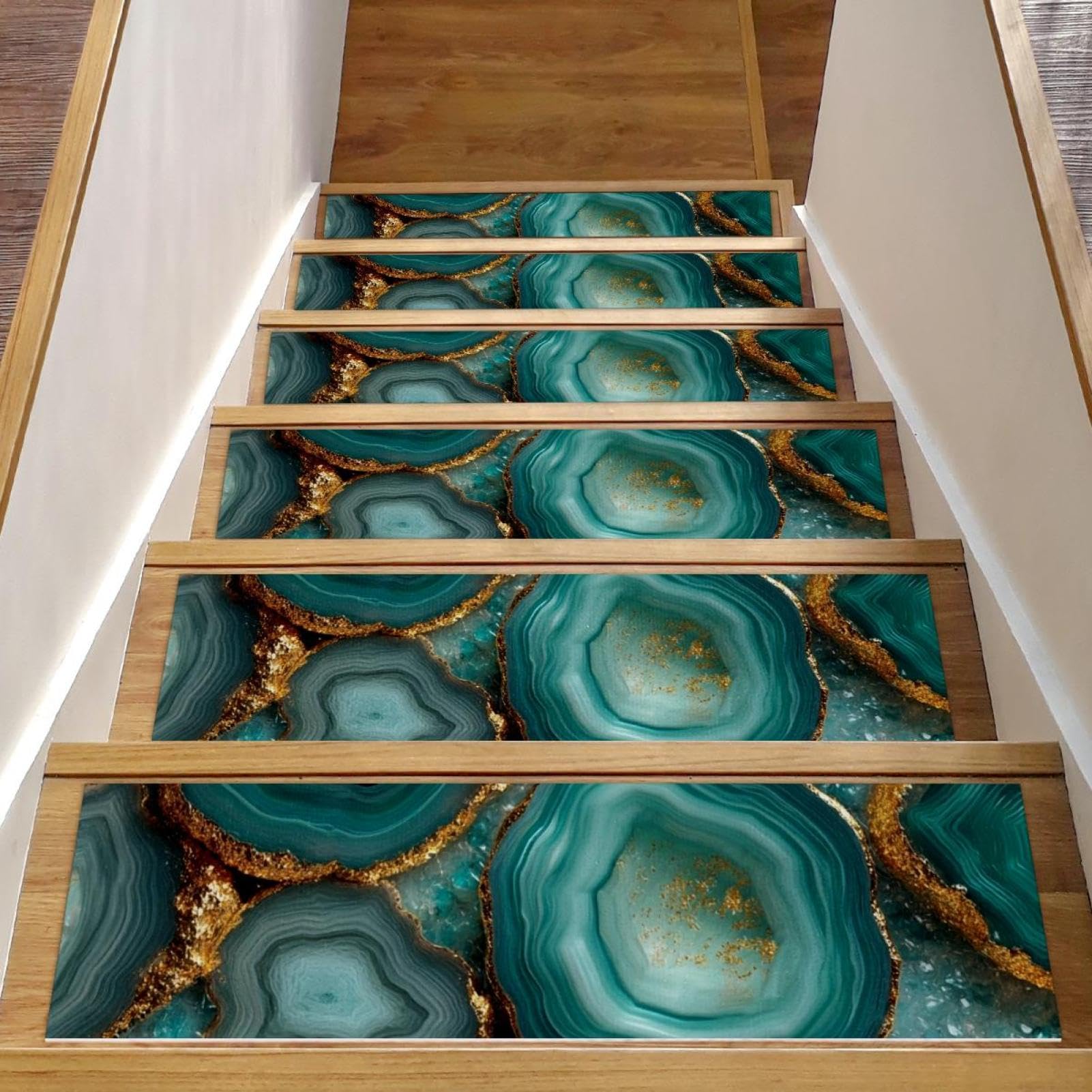 Tapis d'escalier antidérapant pour protéger les marches en bois intérieur lot 15