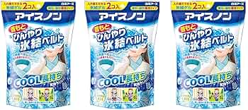 Amazon.co.jp: アイスノン 首もとひんやり氷結ベルト (カバー1枚