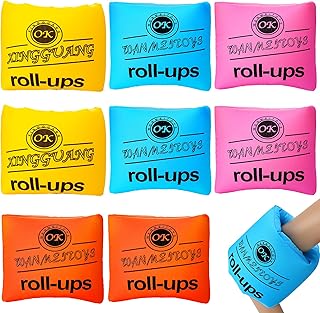 8 Pieces Arm Floaty Kids Adult PVC Inflatable Swim Floats Arm Bands Floater Sleeves Swimming Rings Tube Armlets for Toddle...