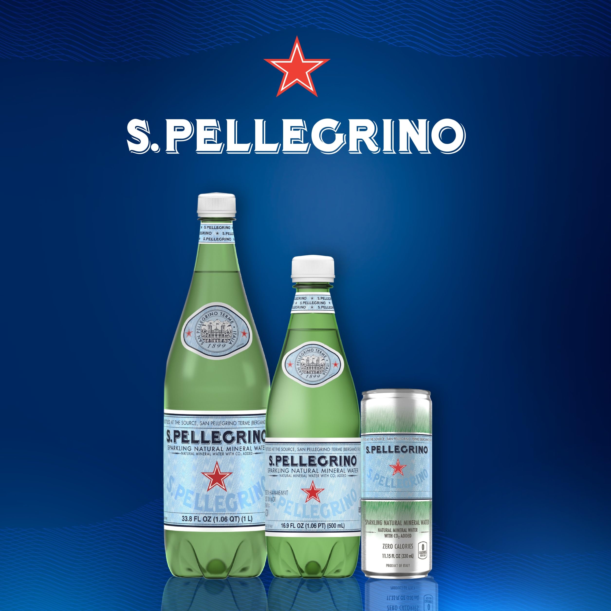 SAN PELLEGRINO NATURAL SPRK MINERAL WATER PLASTIC BOTTLE 1 CT 33.8 Fl Oz (Pack of 1)