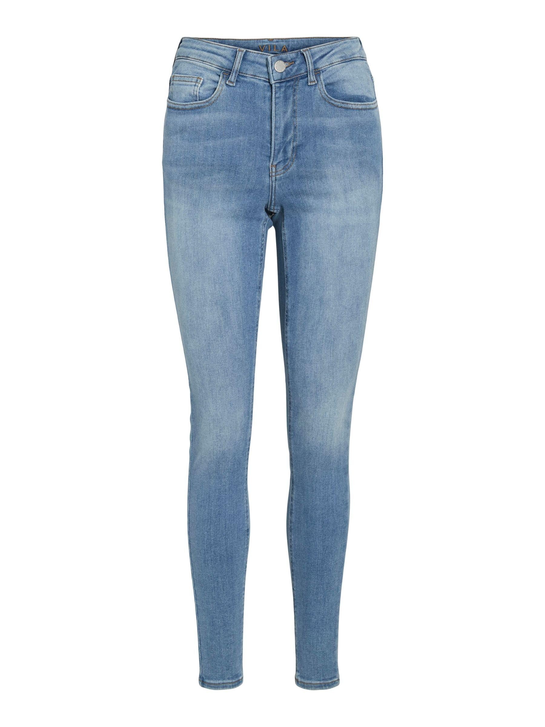 Vila Damen Female Fit Mid-Waist Visarah Rw Skinny Jeans MBD Bub245-Noos