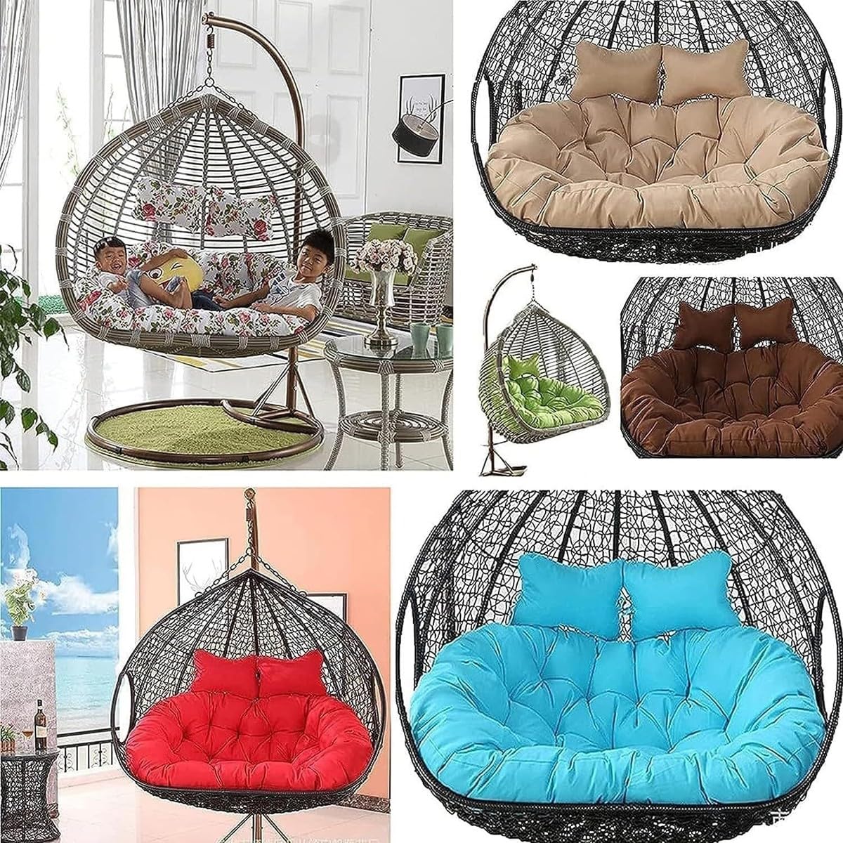 Egg Chair Cushion Replaceent, Porch Swings Chair Cushions, Hanging
