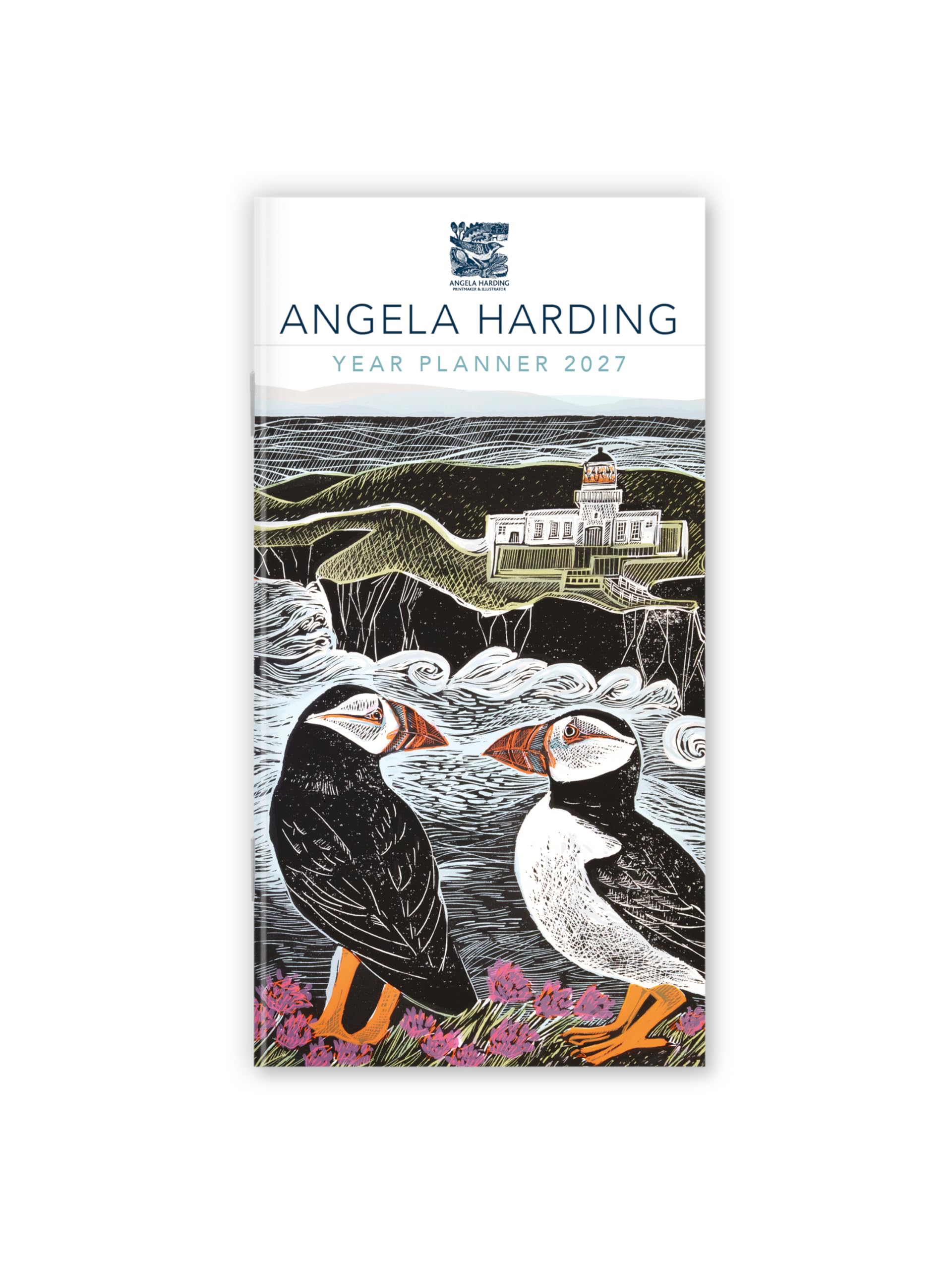 Angela Harding Slim Diary 2027, General Diaries, Month To View, Art, Gift