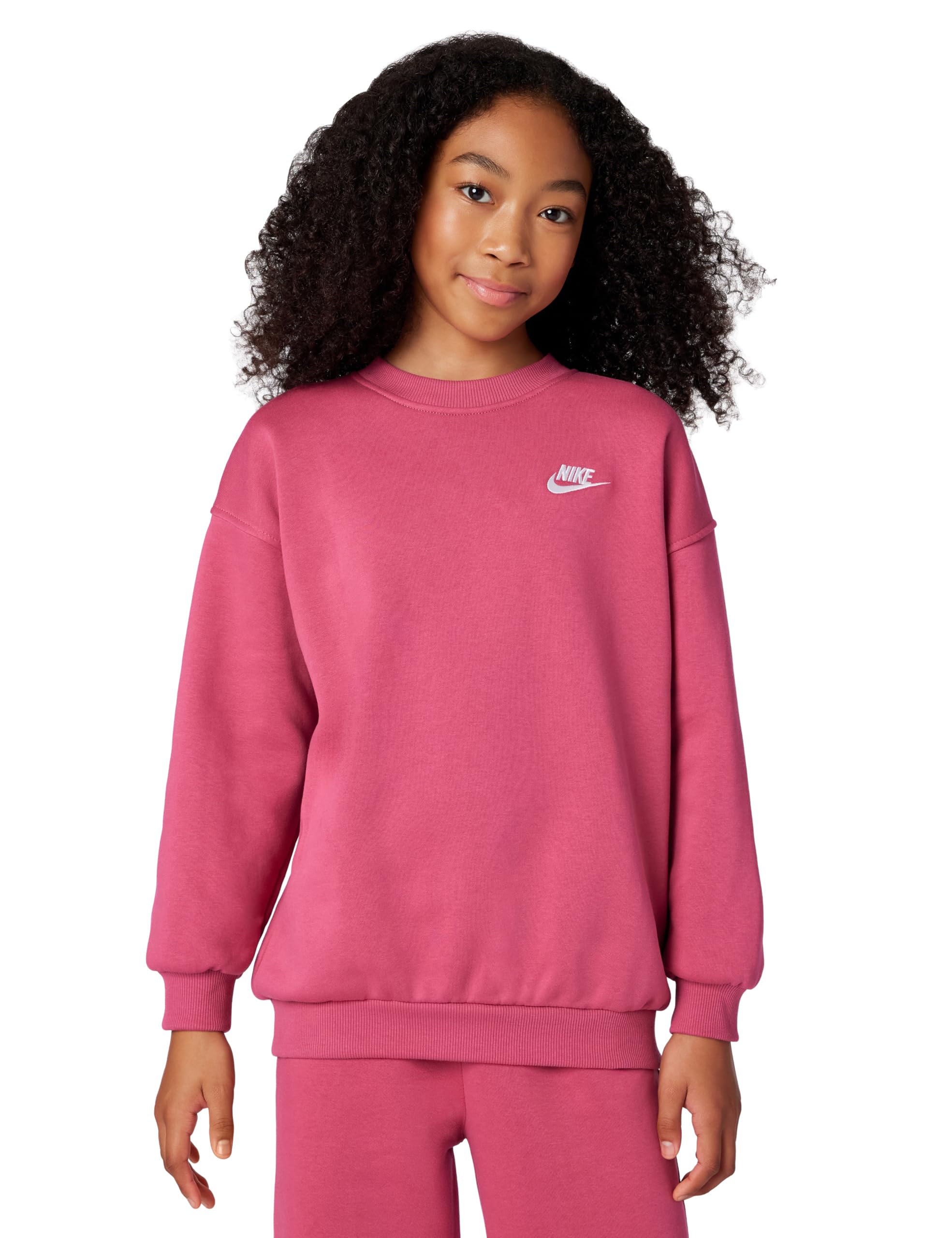 Nike Sportswear Club bluza polarowa bardzo duża dla starszych dzieci (dziewcząt), FD2923