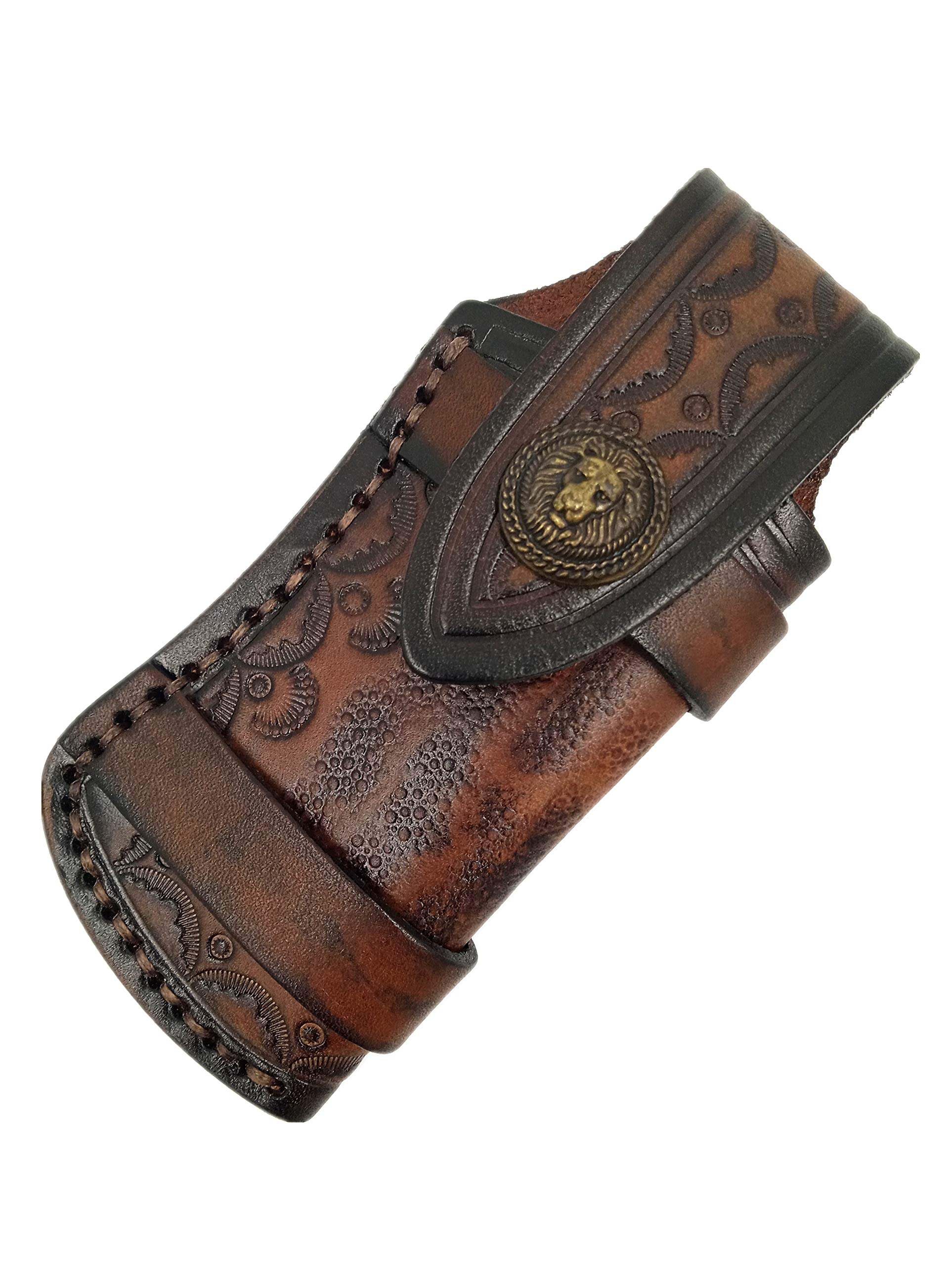 Buy COHOMELARS Top Grain Leather Pocket Knife Sheath,Leather Knife