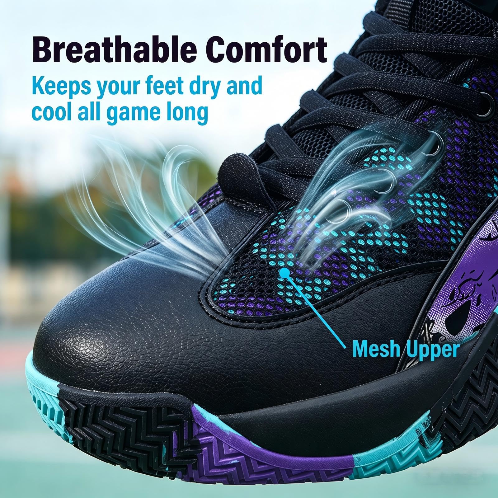 Basketballschuhe für Herren Frauen hohe Freizeitschuhe sportliches rutschfest Gehen bequemer Sportschuh Freien modischer Leichter Sneaker