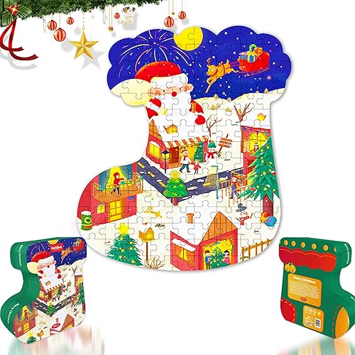 Aroloxta - Rompecabezas de piso para niños de 4 a 8 años, rompecabezas para niños de 5 a 8 años, 112 piezas de aprendizaje preescolar, rompecabezas