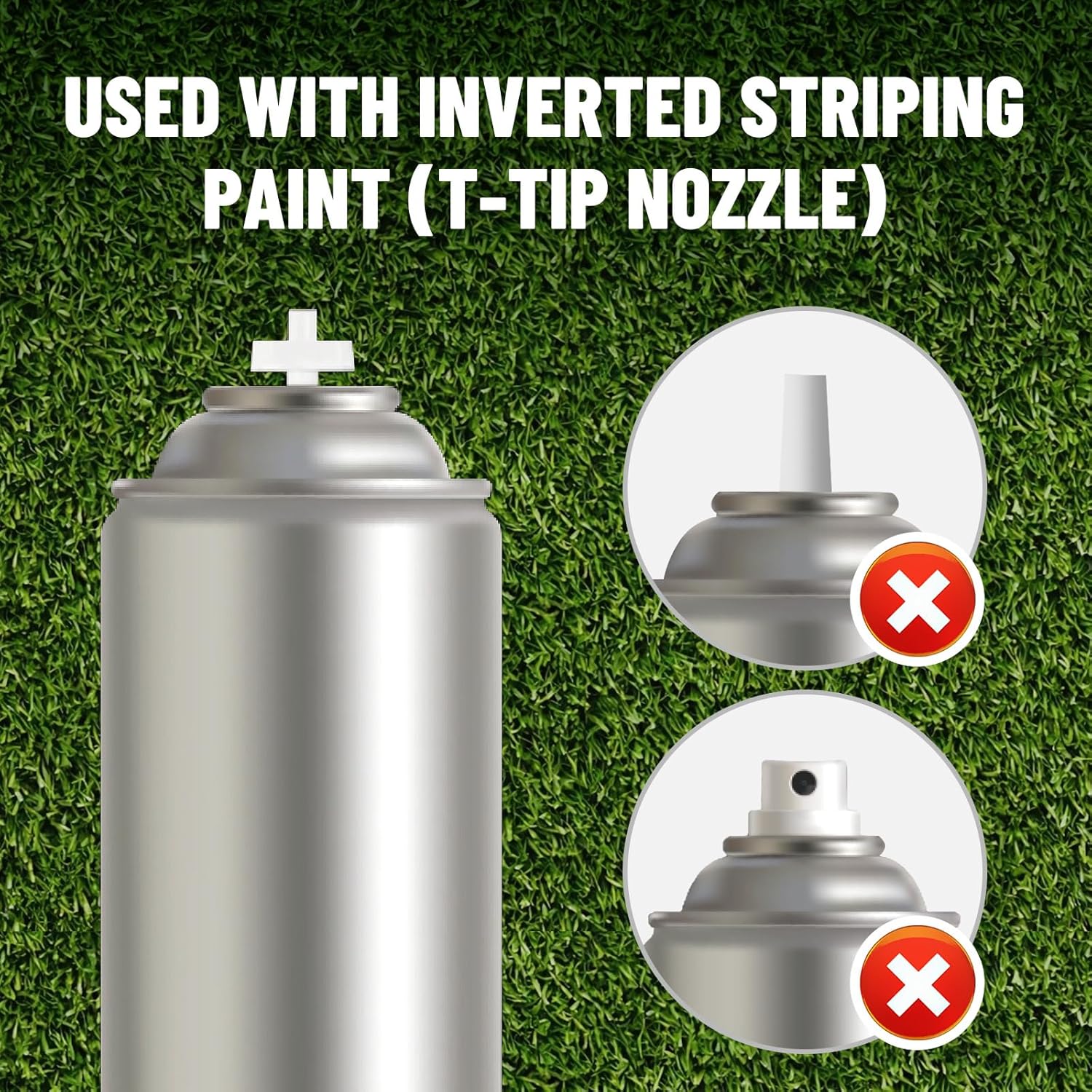 zozen Foldable Marking Paint Wand, 2-Wheel/Line Widths Adjustable/with Bag, Industrial Striping Line Painting Wand for Ground Striping, Parking Lot, Work with Inverted Striping Paint (T-Tip Nozzle)