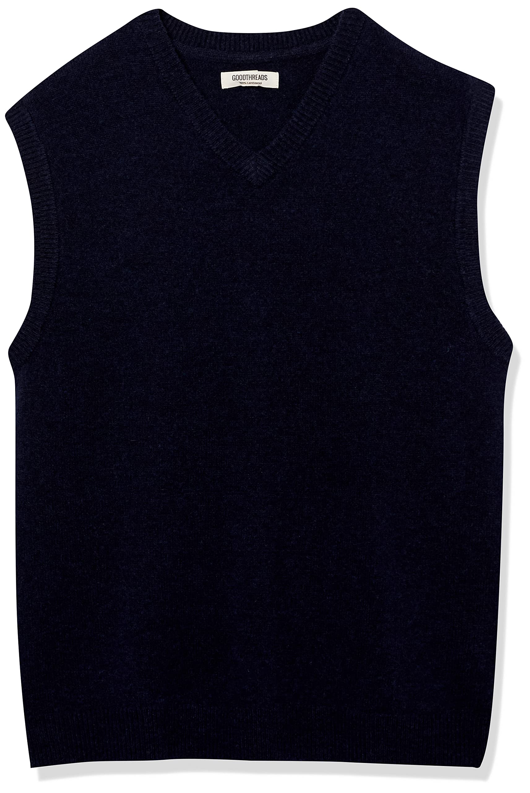 Amazon Essentials Męska kamizelka z wełny jagnięcej (wcześniej Goodthreads), granatowa, XL