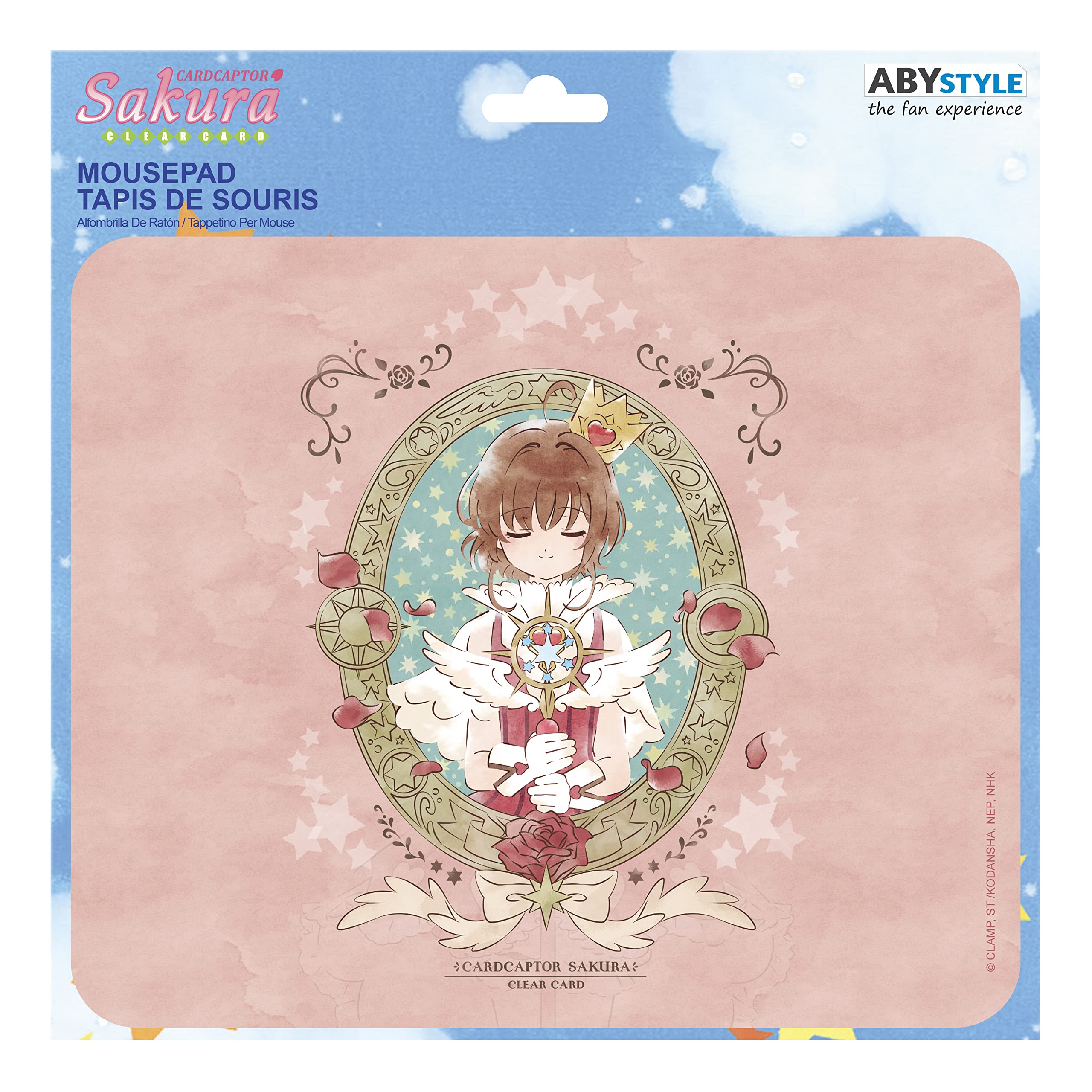 Amazon.com: ABYSTYLE Cardcaptor Sakura Red Hearts Mousepad 9.25