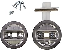 Vista 1 de Johnson Hardware Cerradura de privacidad para puerta de bolsillo de níquel