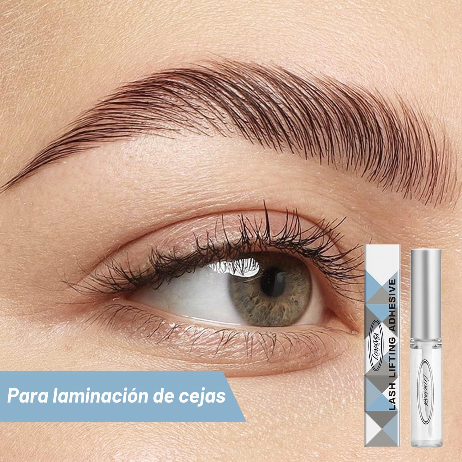 Pegamento Lifting Pestañas, Pegamento de Pestañas para Levantamiento, Lifting Cejas y Pestañas, Fuerte Pegajosidad y Secado Rápido(5 piezas)